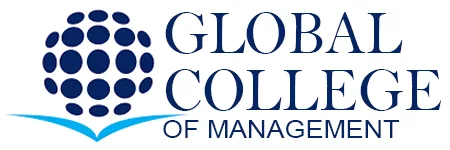 Global College of Management logo